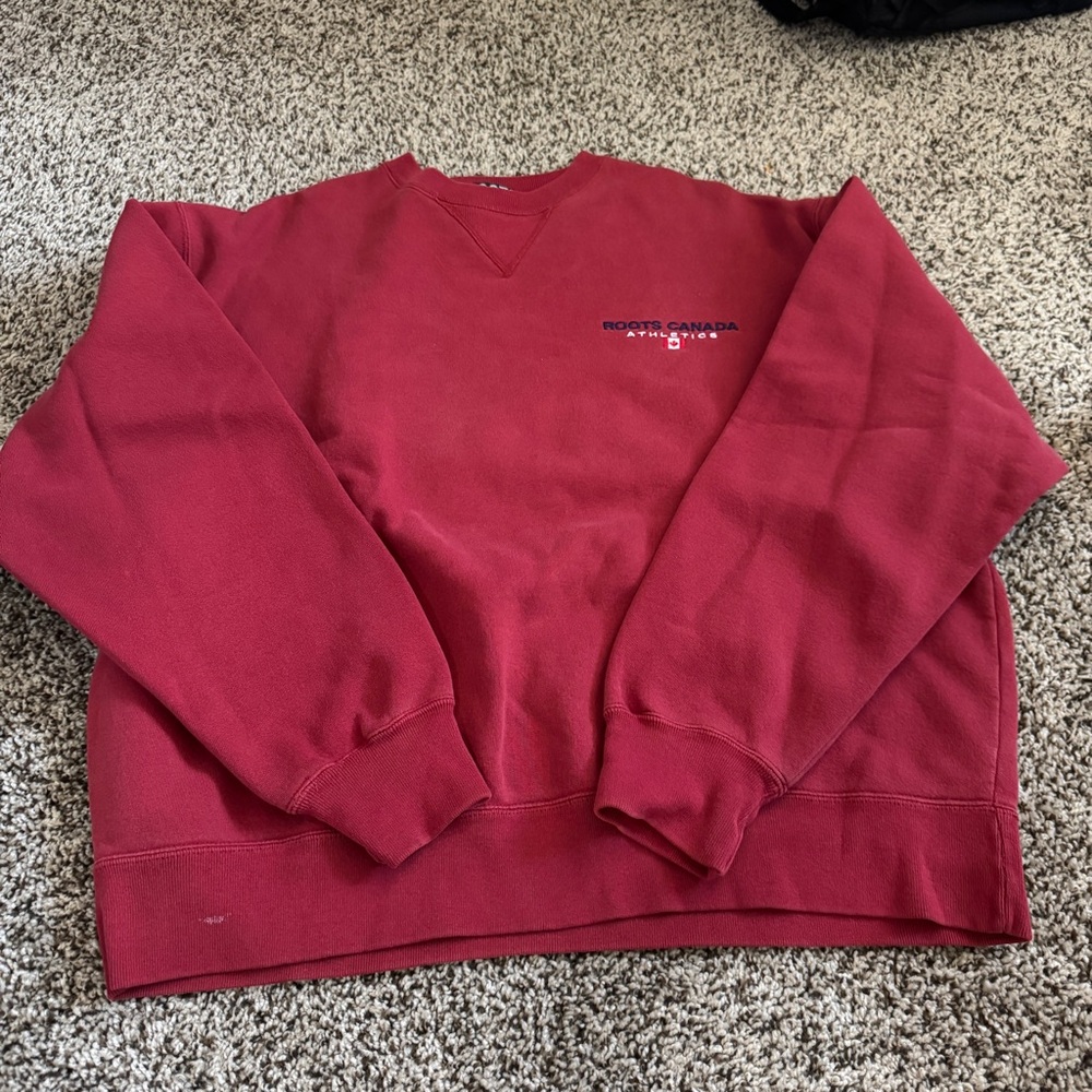 Roots canada Athletics Red Sweatshirt
